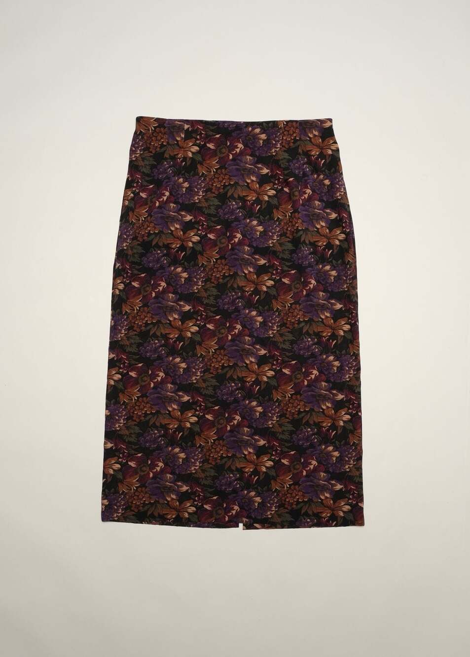 Vintage Floral Print Midi Skirt Briggs New York Size 16